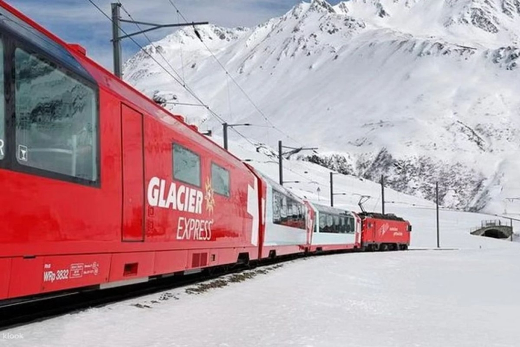 The Glacier Express - famous places in switzerland